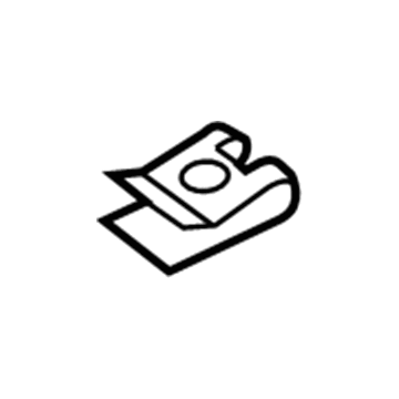 Toyota SU003-01536 Access Cover U-Nut