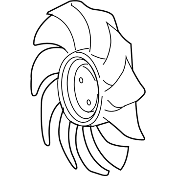 Toyota 88453-0C010 Fan Blade