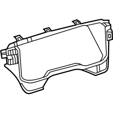 Toyota 55411-AK010 Cluster Bezel