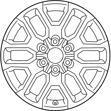 Toyota 42611-0C280 Wheel, Alloy