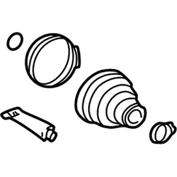 Toyota 04438-42201 Inner Boot