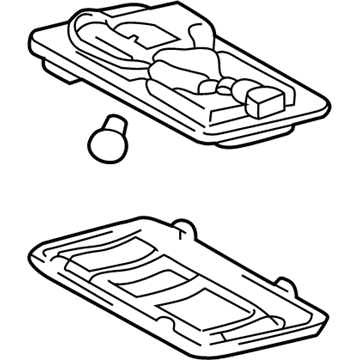 Toyota 81260-20280-B1 MAP Lamp