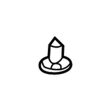 90467-05021-B6 Toyota Clip(For Roof Headlining Trim), Rear Illustration 1 of 1