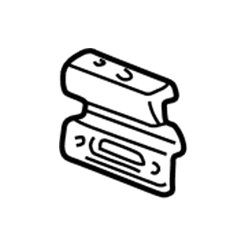 58907-20050 Toyota Hinge Illustration 1 of 1