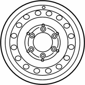 Toyota 42601-AF010 Wheel, Steel