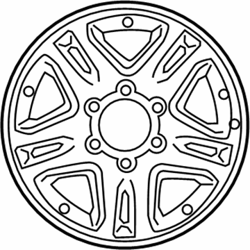 Toyota 42611-AF120 Wheel, Alloy