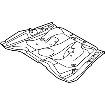 Scion 58211-21900 Front Floor Pan