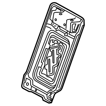71018-06110 Toyota Seat Back Frame, Driver Side Illustration 1 of 1