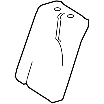 71078-06D10-A3 Toyota Seat Back Cover, Beige, Driver Side Illustration 1 of 1