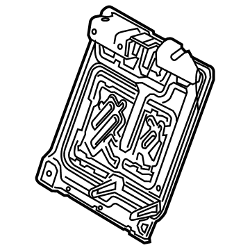 71017-06210 Toyota Seat Back Frame, Passenger Side Illustration 1 of 1