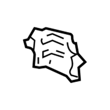 Toyota 52130-52020 Reinforcement Beam Mount Bracket