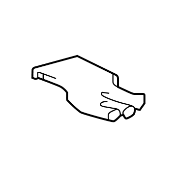 Toyota 87217-35010 Rear Duct