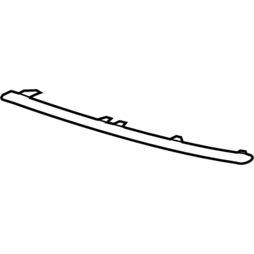 53124-02200 Toyota Upper Molding, Driver Side Illustration 1 of 1