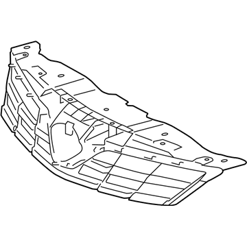 53114-02300 Toyota Inner Grille Illustration 1 of 1