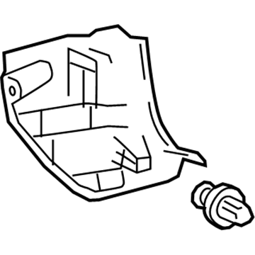 Toyota 62111-F4010-C1 Cowl Trim