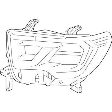 Toyota 81110-0C190 Headlamp Assembly