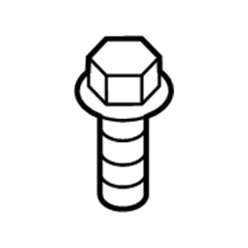 Toyota 90159-A0034 Headlamp Assembly Upper Bolt