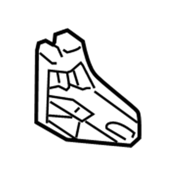 Toyota 52587-0C010 Lower Retainer