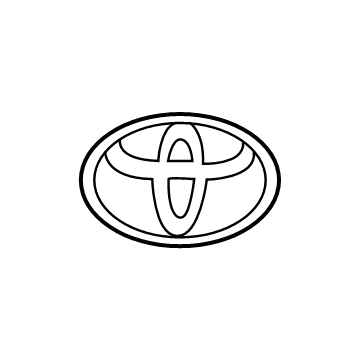 Toyota 75431-02080 Emblem