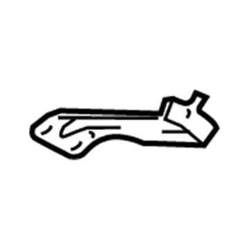 55722-52120 Toyota Lower Cover Bracket, Inner Illustration 1 of 1