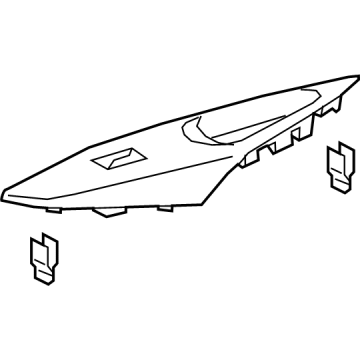 Toyota 74271-12500 Switch Bezel