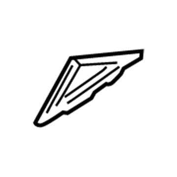 69227-F4010 Toyota Handle Cover, Passenger Side Illustration 1 of 1