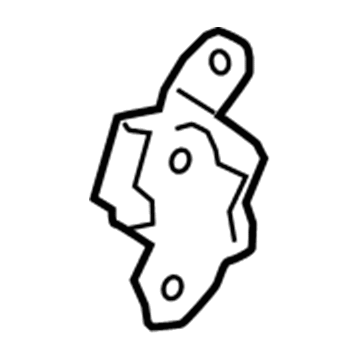 68750-0H010 Toyota Upper Hinge, Passenger Side Illustration 1 of 1