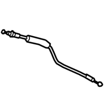 69770-F4010 Toyota Lock Cable, Rear Illustration 1 of 1