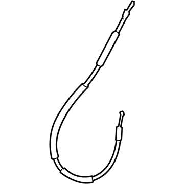 69730-F4030 Toyota Lock Cable, Rear Illustration 1 of 1