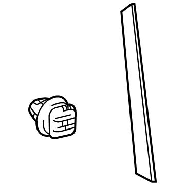 Toyota 62793-60020 Rear Molding