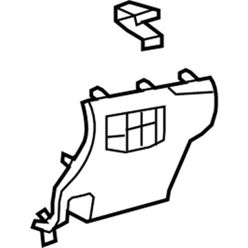 Toyota 55480-47061-C0 Finish Panel