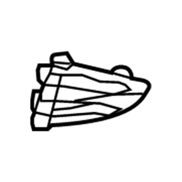 Toyota 52681-0D010 Filler Cover