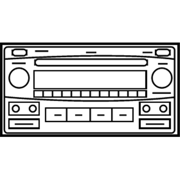 Toyota 86120-02410 AM/FM CD