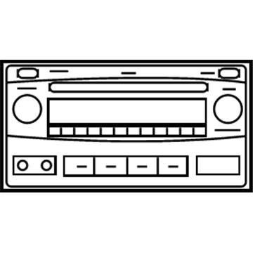 Toyota 86120-02400 AM/FM CD