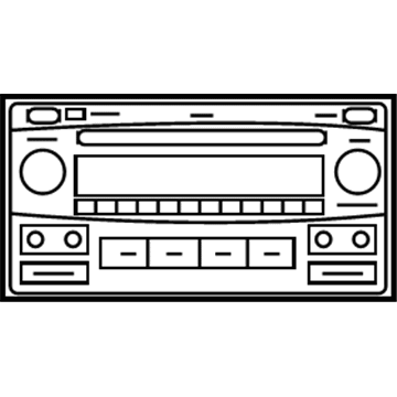 Toyota 86120-02420 AM/FM CD