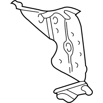 Toyota 86211-33150 AM/FM CD Cass Bracket
