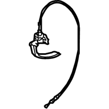 Toyota 72690-08020-B0 Release Cable