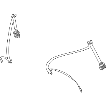 Toyota 73360-0C140-C1 Outer Belt Assembly
