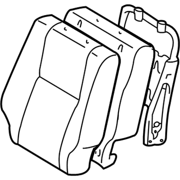 Toyota 71430-0C031-B2 Seat Back Assembly