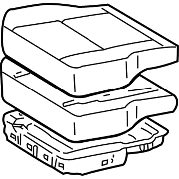 Toyota 71420-0C041-B2 Cushion Assembly