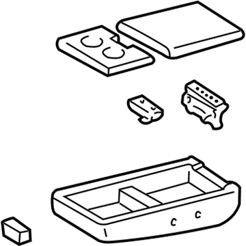 Toyota 72810-0C070-B3 Center Console