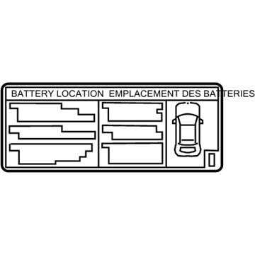 Toyota G9275-47110 Battery Label