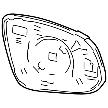 Toyota 87931-42K20 Mirror Glass