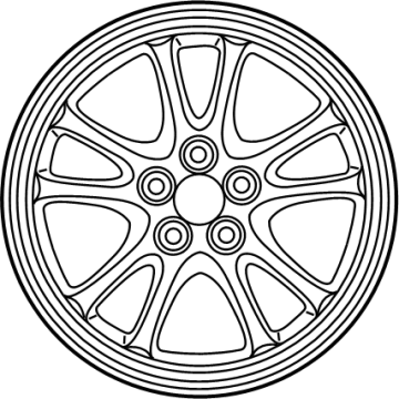 Toyota 42611-47450 Wheel, Alloy