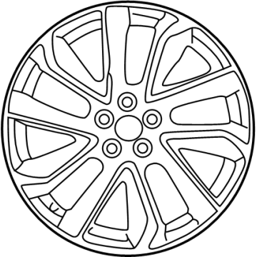 Toyota 42611-12G10 Wheel, Alloy