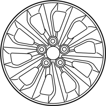 Toyota 42611-12F90 Wheel, Alloy