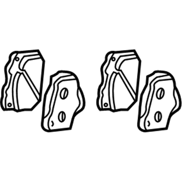 Toyota Sequoia Brake Pads - 04465-0C012