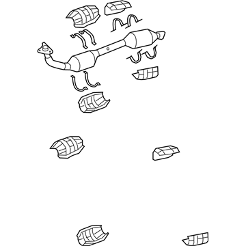 Toyota 17410-0S070 Front Pipe