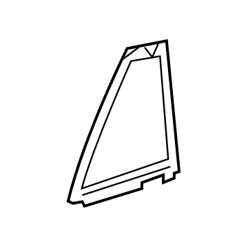 68189-0R050 Toyota Weatherstrip, Driver Side Illustration 1 of 1