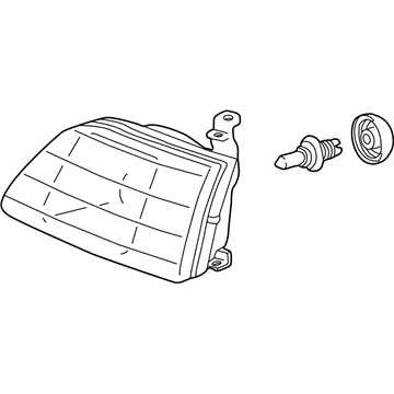 Toyota 81150-0C020 Headlamp Assembly